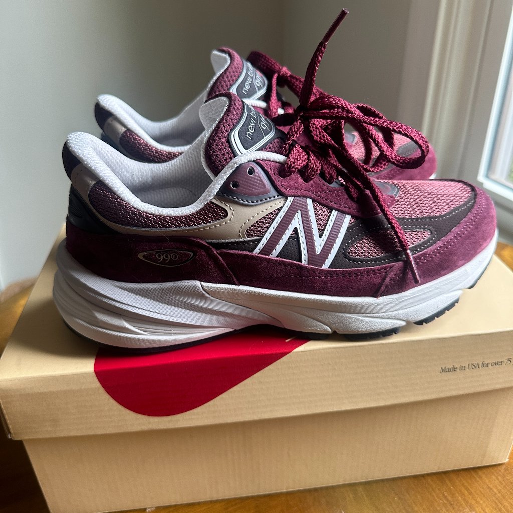 New Balance 990v6 X Teddy Santis Burgundy Tan